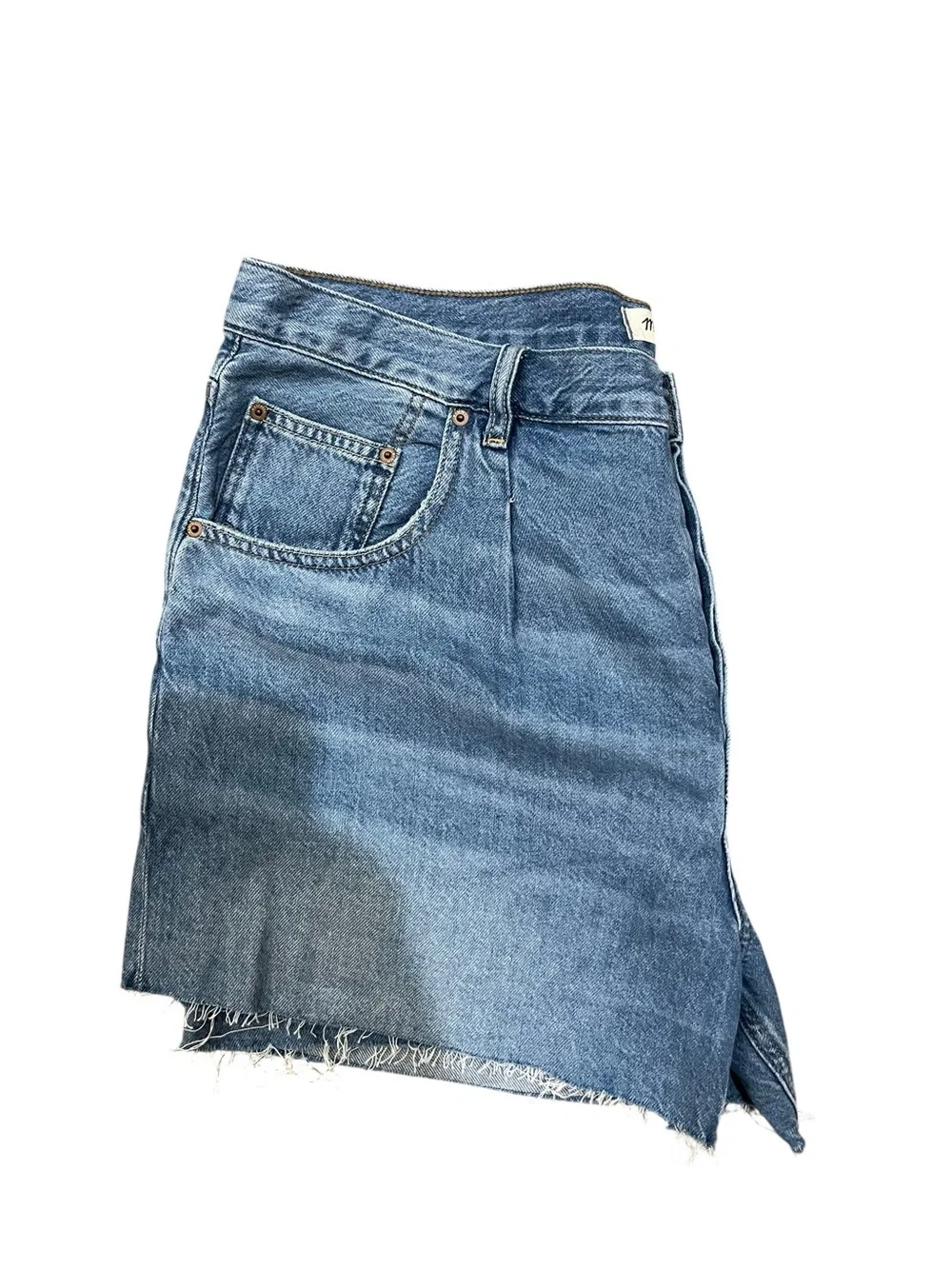 Madewell pleaded denim Shorts
